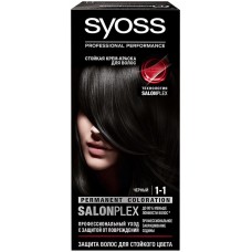 Краска для волос SYOSS 1–1 Черный, 115мл, Германия, 115 мл