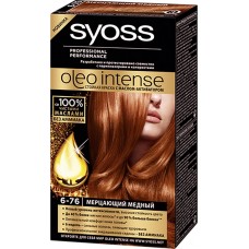 Краска для волос SYOSS Oleo Intense 6–76 Мерцающий медный, 115мл, Германия, 115 мл