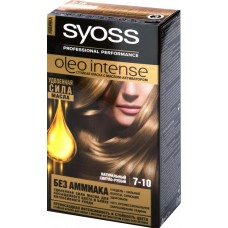 Краска для волос SYOSS Oleo Intense 7–10 Натуральный светло-русый, 115мл, Германия, 115 мл
