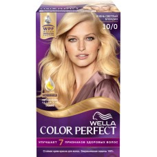 Купить Краска д/волос WELLA Color perfect 10/0 Очень светлый блондин, Россия, 200 мл в Ленте