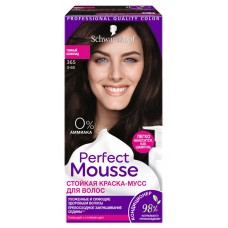 Купить Краска-мусс для волос PERFECT MOUSSE 365 Темный шоколад, 92.5мл, Словения, 92,5 мл в Ленте