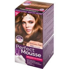 Купить Краска-мусс для волос PERFECT MOUSSE 700 Темно-русый, 92.5мл, Словения, 92,5 мл в Ленте