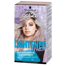 Краска-осветлитель для волос GOT2B Lightener+Twist 104 Морозный лиловый, 142.5мл, Словения, 142,5 мл