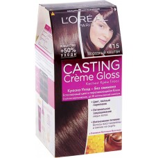Купить Краска-уход для волос CASTING CREME GLOSS 415 Морозный каштан, без аммиака, 180мл, Бельгия, 180 мл в Ленте