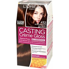 Краска-уход для волос CASTING CREME GLOSS 432 Шоколадный трюфель, без аммиака, 180мл, Бельгия, 180 мл