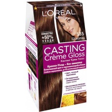 Купить Краска-уход для волос CASTING CREME GLOSS 535 Шоколад, без аммиака, 180мл, Бельгия, 180 мл в Ленте