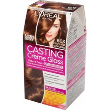 Краска-уход для волос CASTING CREME GLOSS 603 Молочный шоколад, без аммиака, 180мл, Бельгия, 180 мл