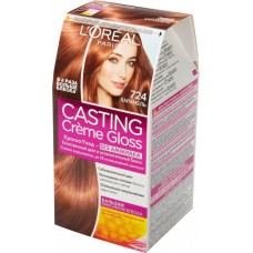 Краска-уход для волос CASTING CREME GLOSS 724 Карамель, без аммиака, 180мл, Бельгия, 180 мл