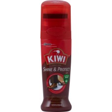 Крем-блеск жидкий для обуви KIWI Shine&Protect коричневый, 75мл, Индонезия, 75 мл