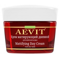 Крем дневной для лица AEVIT BY LIBREDERM матирующий, для жирной кожи, 50мл, Россия, 50 мл