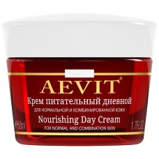Крем дневной для лица AEVIT BY LIBREDERM питательный, для нормальной и комбинированной кожи, 50мл, Россия, 50 мл
