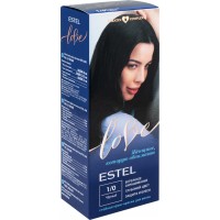 Крем-краска для волос ESTEL Love 1/0 Черный, 115мл, Россия, 115 мл
