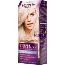 Крем-краска для волос PALETTE ICC C10 (10–1) Серебристый блондин, 110мл, Россия, 110 мл