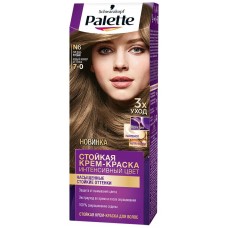 Крем-краска для волос PALETTE ICC N6 (7–0) Средне-русый, 110мл, Россия, 110 мл