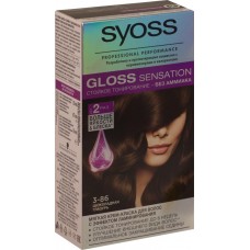 Крем-краска для волос SYOSS Gloss sensation Шоколадная глазурь 3-86, Германия, 115 мл