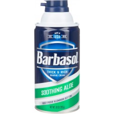 Крем-пена для бритья BARBASOL Soothing Aloe, 283мл, США, 283 мл