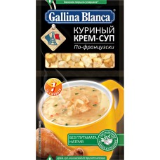 Купить Крем-суп GALLINA BLANCA Куриный по-французски 2в1, Россия, 23 г в Ленте