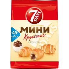Круассаны 7DAYS Mini с кремом какао, 105г, Россия, 105 г
