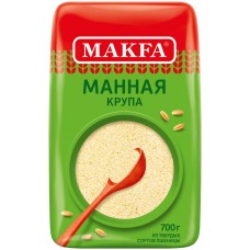 Крупа манная MAKFA марка Т, 700г, Россия, 700 г