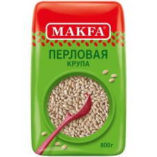 Крупа перловая MAKFA, 800г, Россия, 800 г
