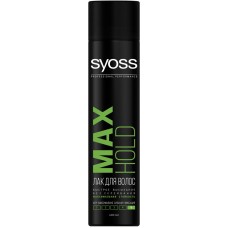 Лак для волос SYOSS Max Hold, максимально сильная фиксация, 400мл, Россия, 400 мл