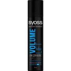 Лак для волос SYOSS Mini Voliume Lift Объем, экстрасильная фиксация, 75мл, Россия, 75 мл