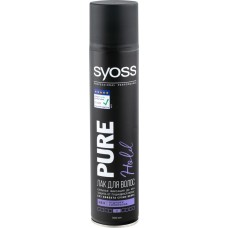 Купить Лак для волос SYOSS Pure Hold, экстрасильная фиксация, 300мл, Германия, 300 мл в Ленте