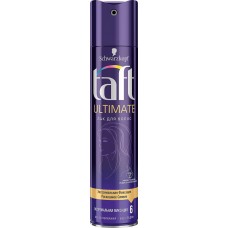 Лак для волос TAFT Ultimate, экстремальная фиксация, 225мл, Россия, 225 мл
