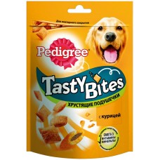Лакомство для взрослых собак PEDIGREE Tasty bites Ароматные кусочки с курицей, 130г, Венгрия, 130 г