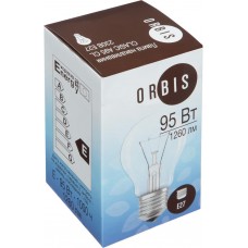 Купить Лампа накал. ORBIS Груша 95W Е27 прозрачная, Россия в Ленте