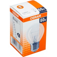 Лампа накал. OSRAM Шар 60W Е27 прозрачная, Россия