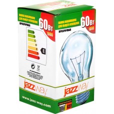 Купить Лампа накаливания JAZZWAY A55 60Вт E27, 240V, прозрачная, Китай в Ленте