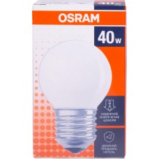 Лампа накаливания OSRAM шар,40Вт,Е27,матовая, Россия