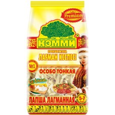 Лапша яичная КЭММИ Premium лагманная, 200г, Казахстан, 200 г
