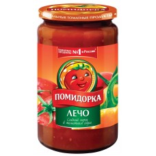 Лечо ПОМИДОРКА Натуральное сладкий перец в томатном соусе, Россия, 480 мл