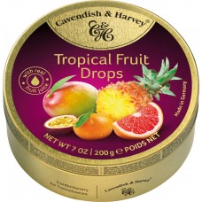 Купить Леденцы CAVENDISH&HARVEY Tropical Fruit Drops Тропические фрукты, 200г, Германия, 200 г в Ленте