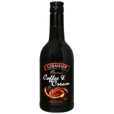 Ликер COFFEE & CREAM FLAVOUR со вкусом кофе со сливками эмульсионный, 15%, 0.5л, Россия, 0.5 L