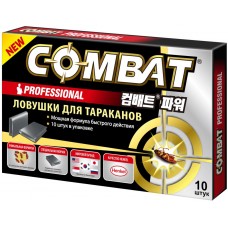 Купить Ловушки COMBAT Professional инсектицид от тараканов, Корея, 10 шт в Ленте