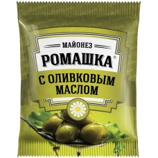 Купить Майонез РОМАШКА с оливковым маслом 52% пак, Россия, 220 г в Ленте