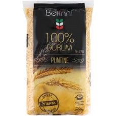 Купить Макароны BELINNI Puntine Grandi из твердых сортов пшеницы, 400г, Латвия, 400 г в Ленте