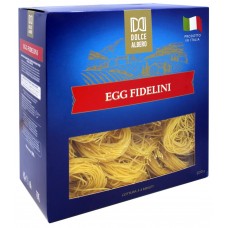Макароны DOLCE ALBERO Egg Fidellini гнезда яичные спагетти, Италия, 500 г