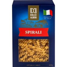 Купить Макароны DOLCE ALBERO Spirali спиральки, Италия, 450 в Ленте