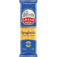 Купить Макароны GRAND DI PASTA Spaghetti Спагетти высший сорт, 500г, Россия, 500 г в Ленте