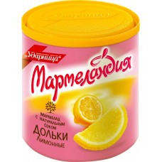 Мармелад МАРМЕЛАНДИЯ Лимонные дольки, 250г, Россия, 250 г