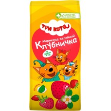 Мармелад ТРИ КОТА Живые конфеты, Клубничка, 105г, Россия, 105 г