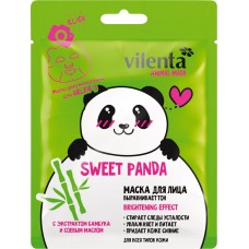 Маска для лица VILENTA Animal Mask Sweet Panda с экстрактом бамбука и соевым маслом, 28мл, Китай, 28 мл