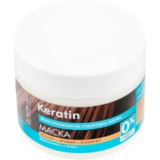 Маска для тусклых и ломких волос DR.SANTE Keratin, 300мл, Украина, 300 мл