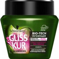 Маска для волос GLISS KUR Bio-tech Регенерация, 300мл, Словакия, 300 мл