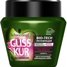 Маска для волос GLISS KUR Bio-tech Регенерация, 300мл, Словакия, 300 мл