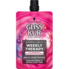 Маска для волос GLISS KUR Supreme Length Pouche, Германия, 50 мл